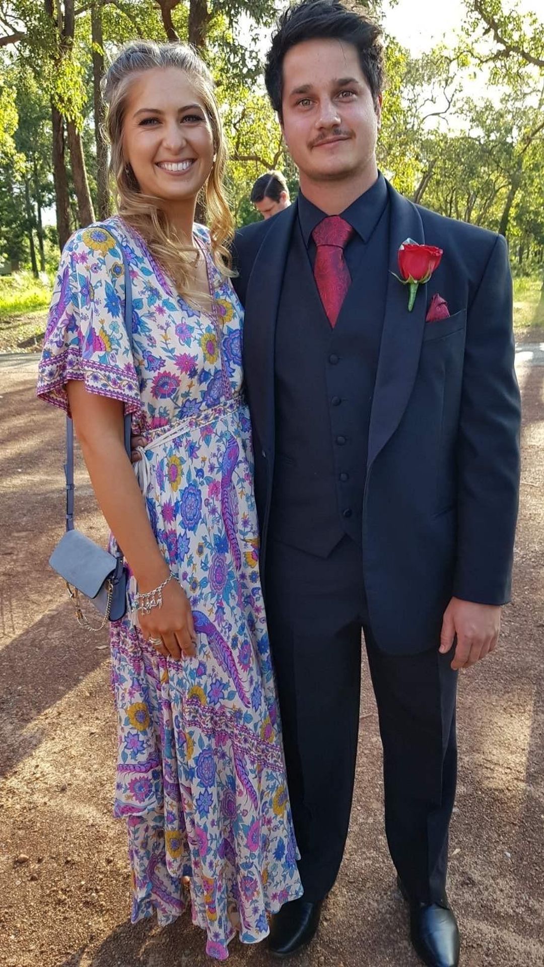 Spell and the Gypsy Lovebird Halfmoon Gown Chamomile Print Size 6 for rent on The Volte - main image