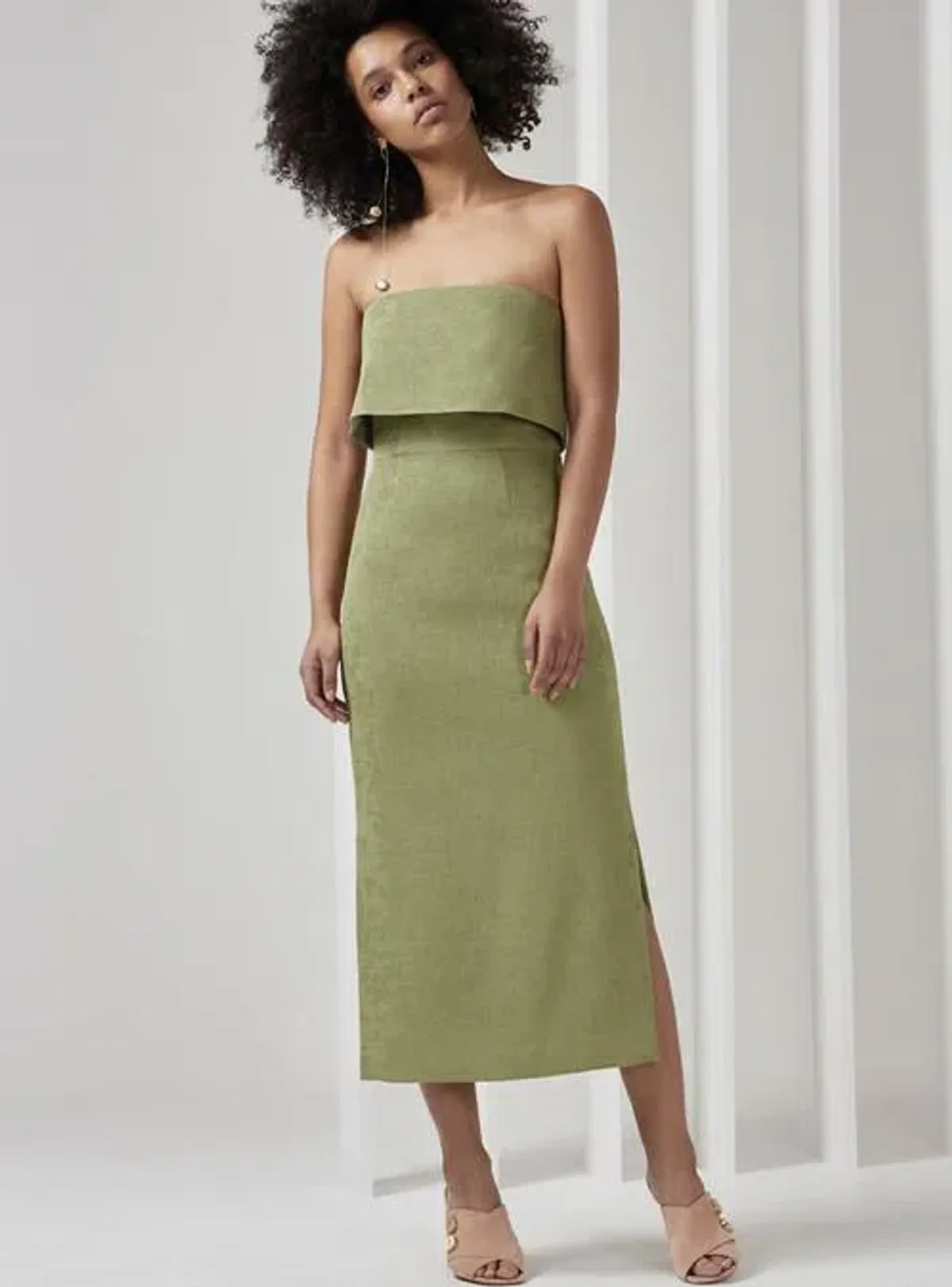 C/MEO Collective Love Like This Dress Green Size 6 - Image 1