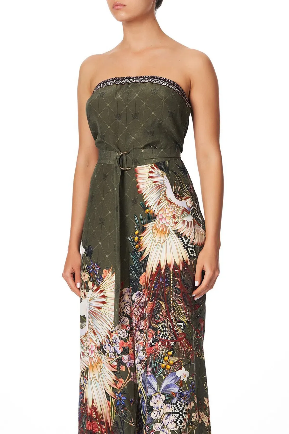 Camilla Watchful Wings Strapless Jumpsuit with D Ring Belt Size XS / AU 8 - Image 2