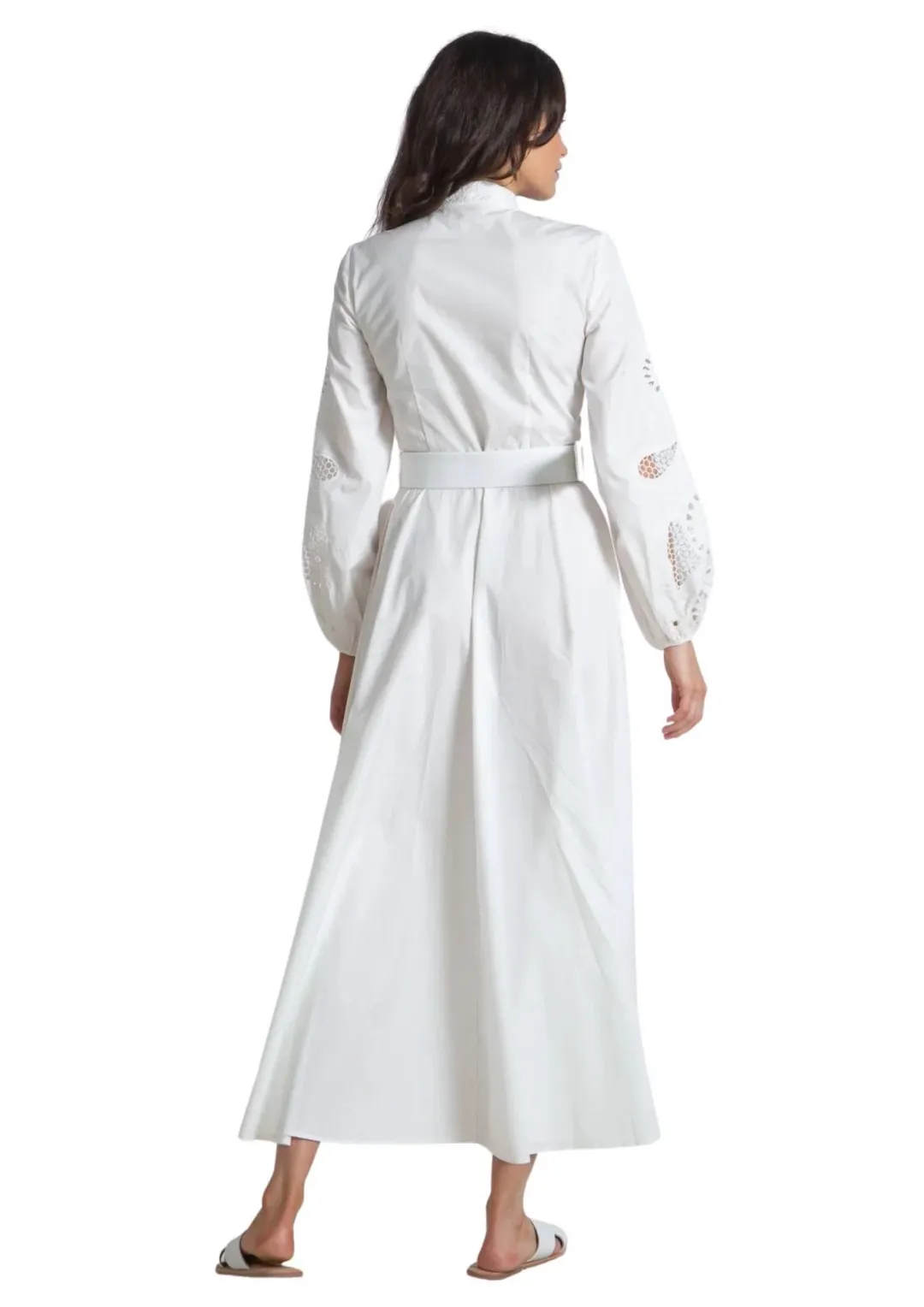 Ixiah Cosmos Maxi Dress White Size 6 for rent on The Volte - main image