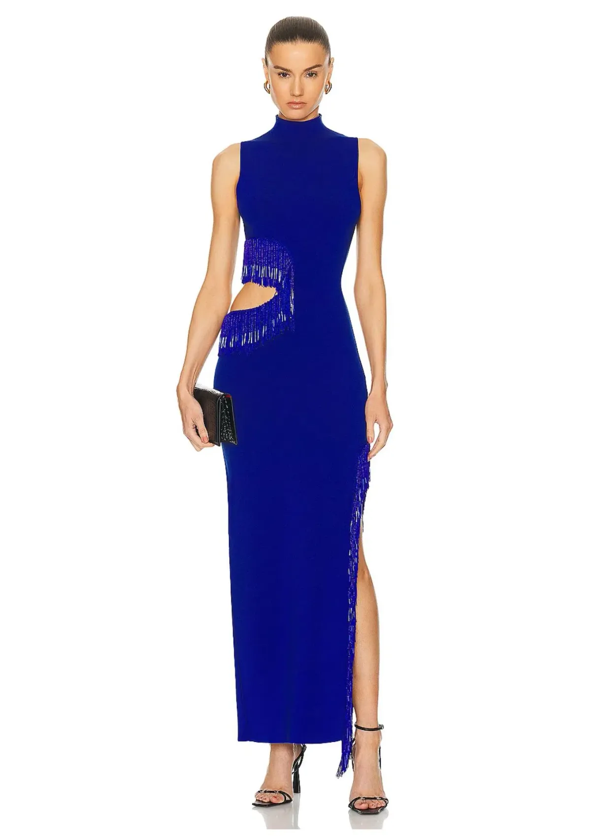 Galvan Beaded Nova Dress in Ocean Size S / AU 8 for rent on The Volte - main image