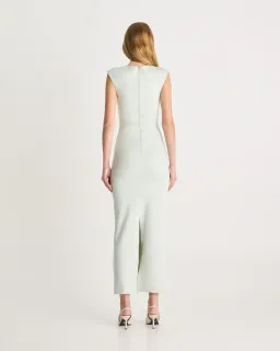 Romy Scuba Gathered Dress Mint Size 12 for rent on The Volte - image 3
