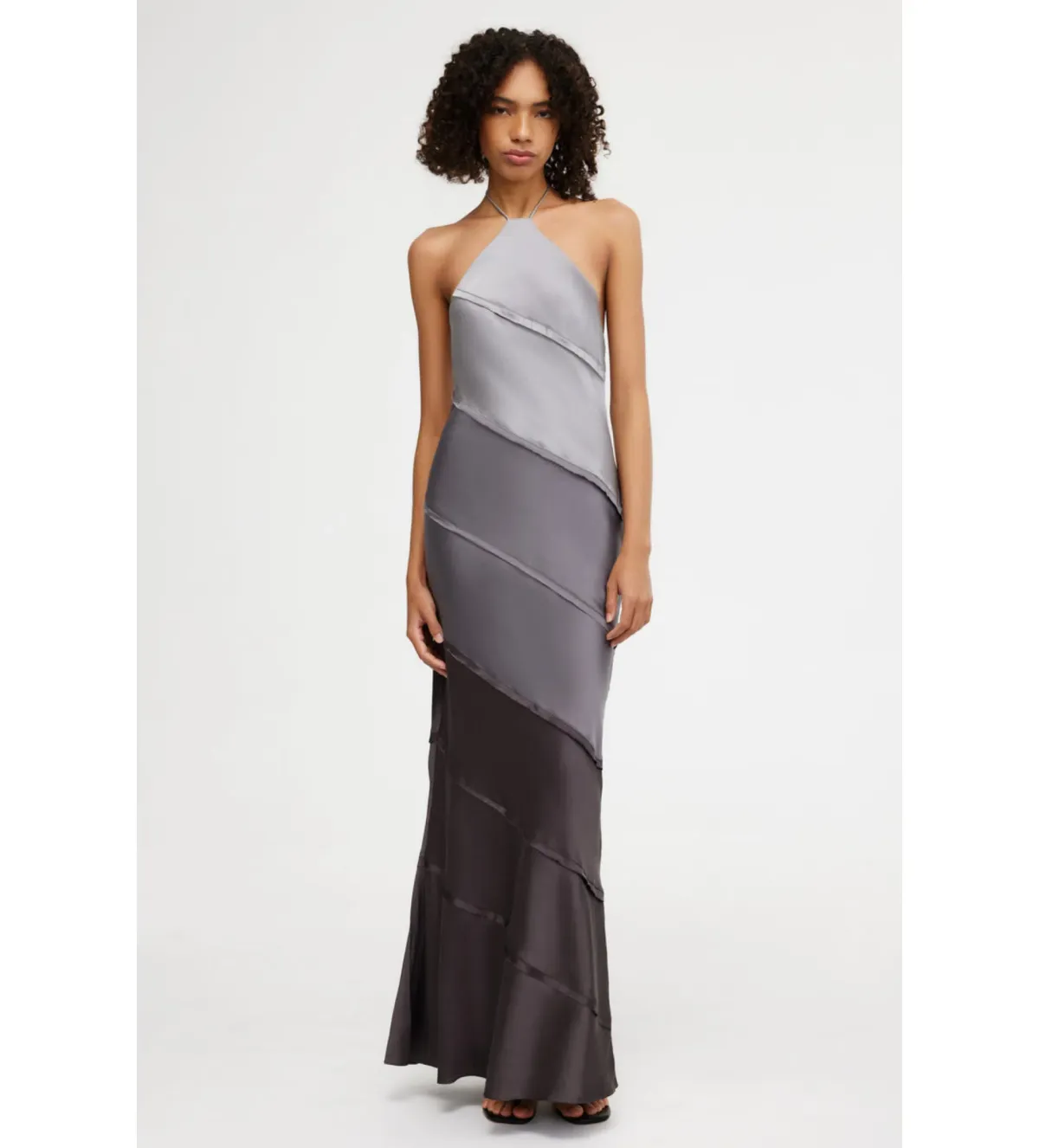 Significant Other Murphy Maxi Dress Greyscale Size 8 - Image 1