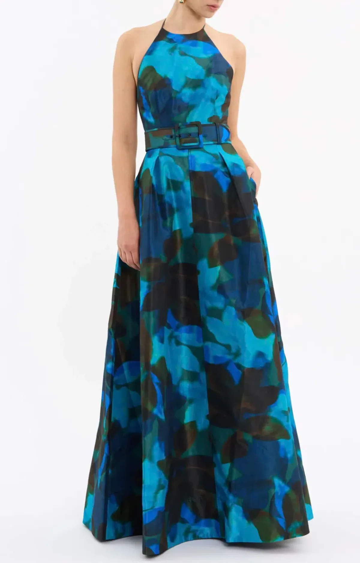 Rebecca Vallance Night Shade Gown Print Size 4 - Image 2