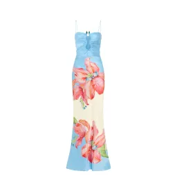 Rebecca Vallance Orchid Oasis Strap Gown Floral Size 6 for rent on The Volte - image 2