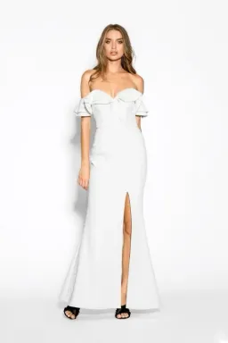 Sheike Allure Maxi Dress White Size AU 12 for rent on The Volte - image 1
