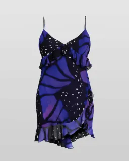 Rat & Boa Beatriz Dress Butterfly Print Size AU 8 for rent on The Volte - image 6