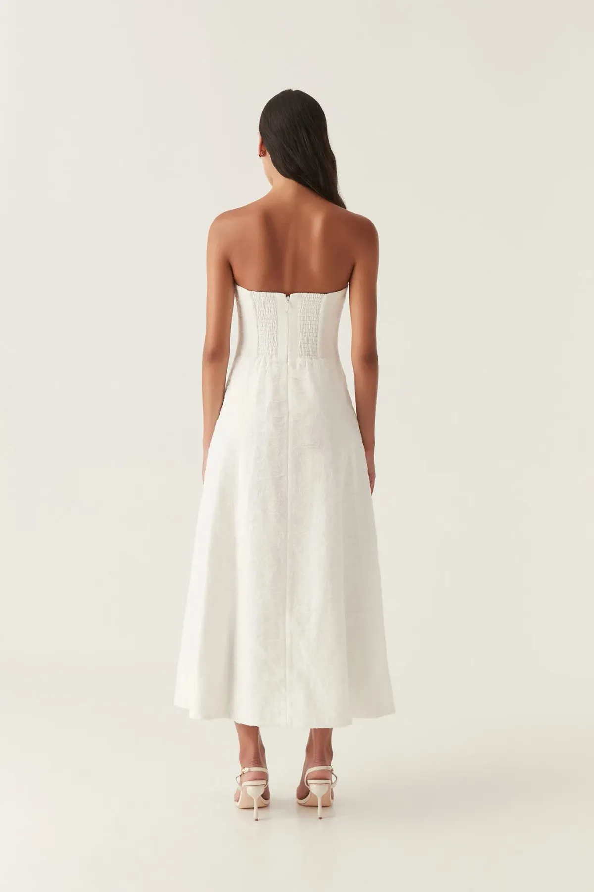 Aje Vibration Jacquard Gown Ivory Size AU 10 - Image 3