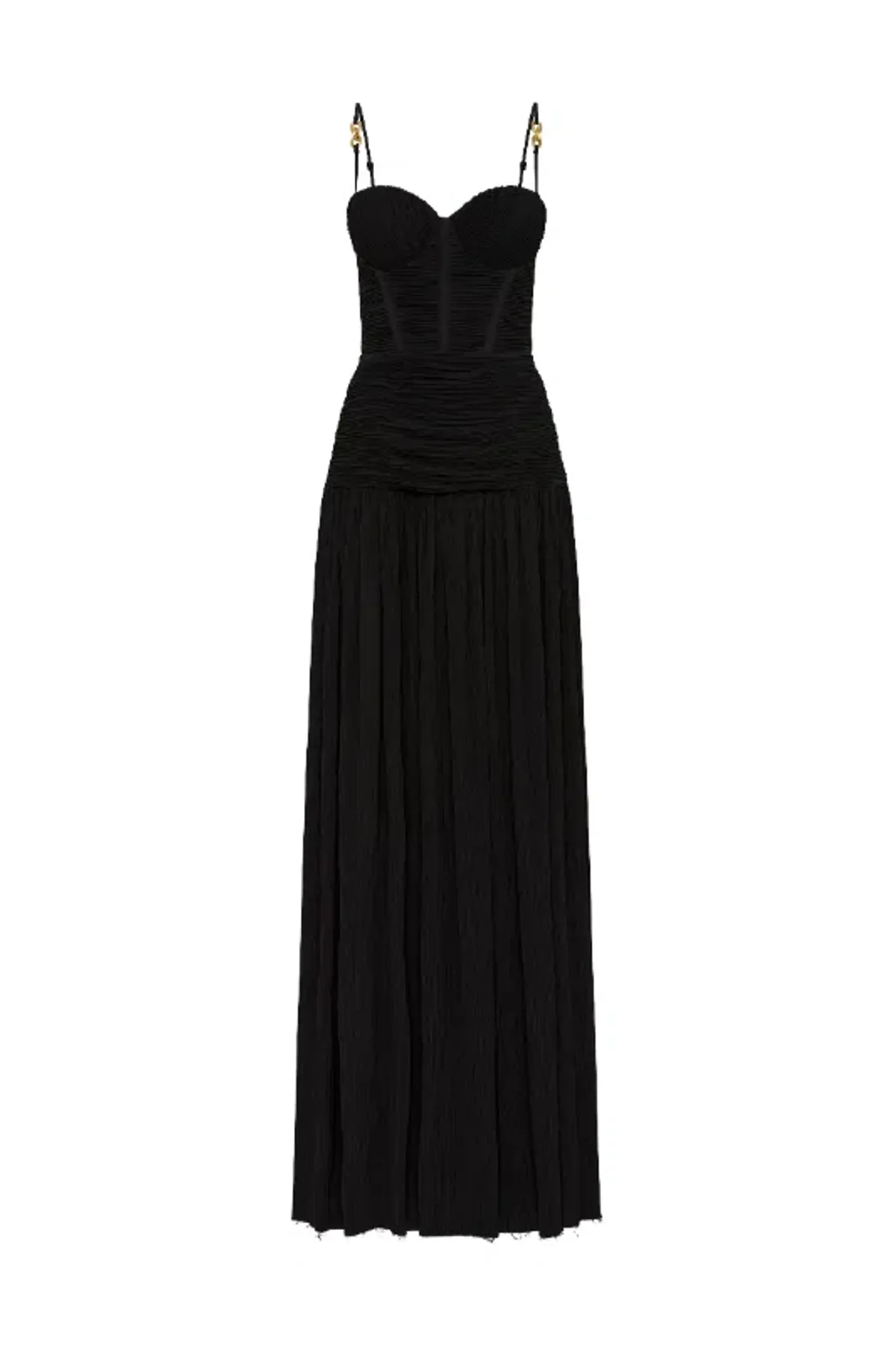 Manning Cartell Double Time Pleat Maxi Dress in Black Size AU 14 - Image 5