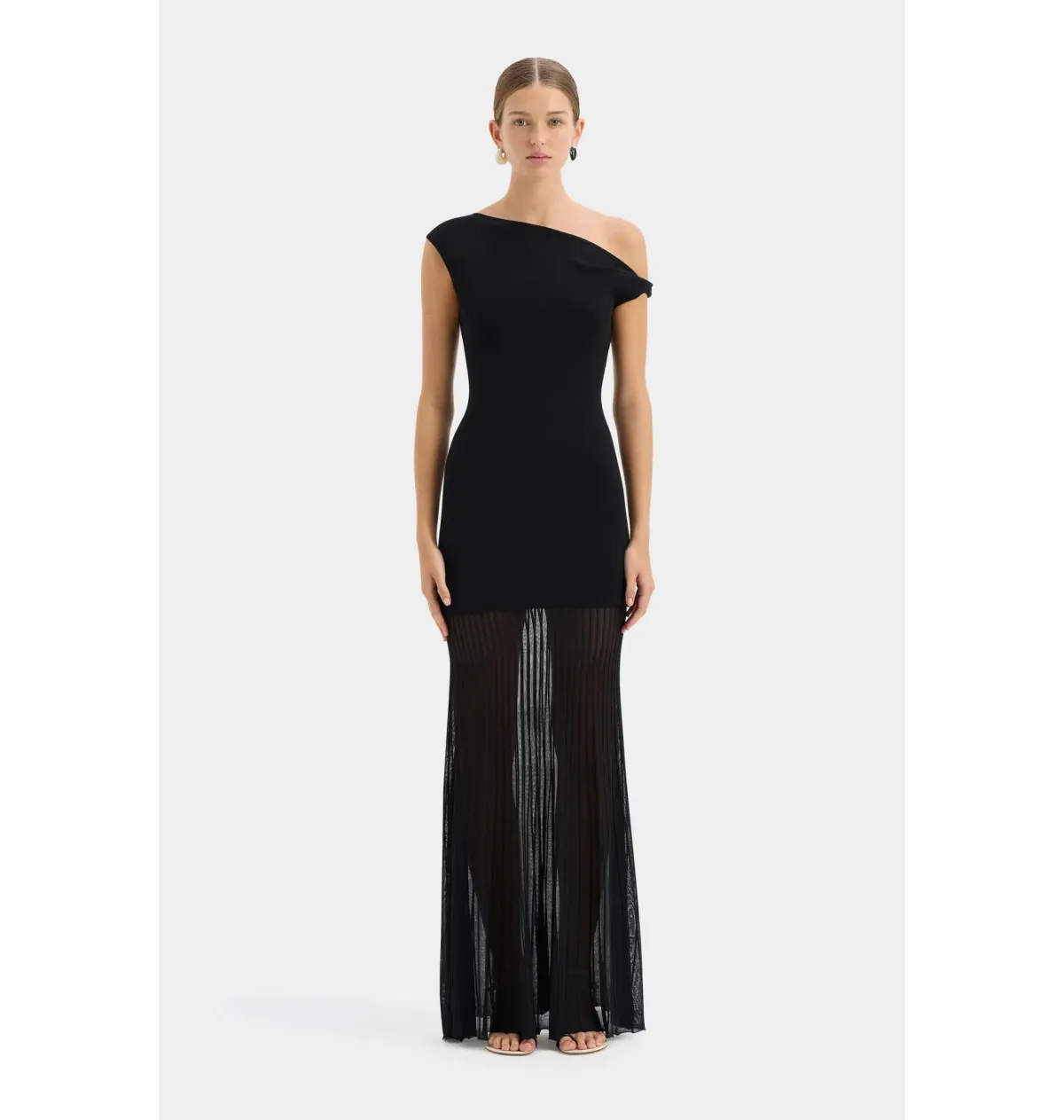 Sir The Label Indigo Twist Maxi Dress Black Size 1 / AU 8 - Image 1