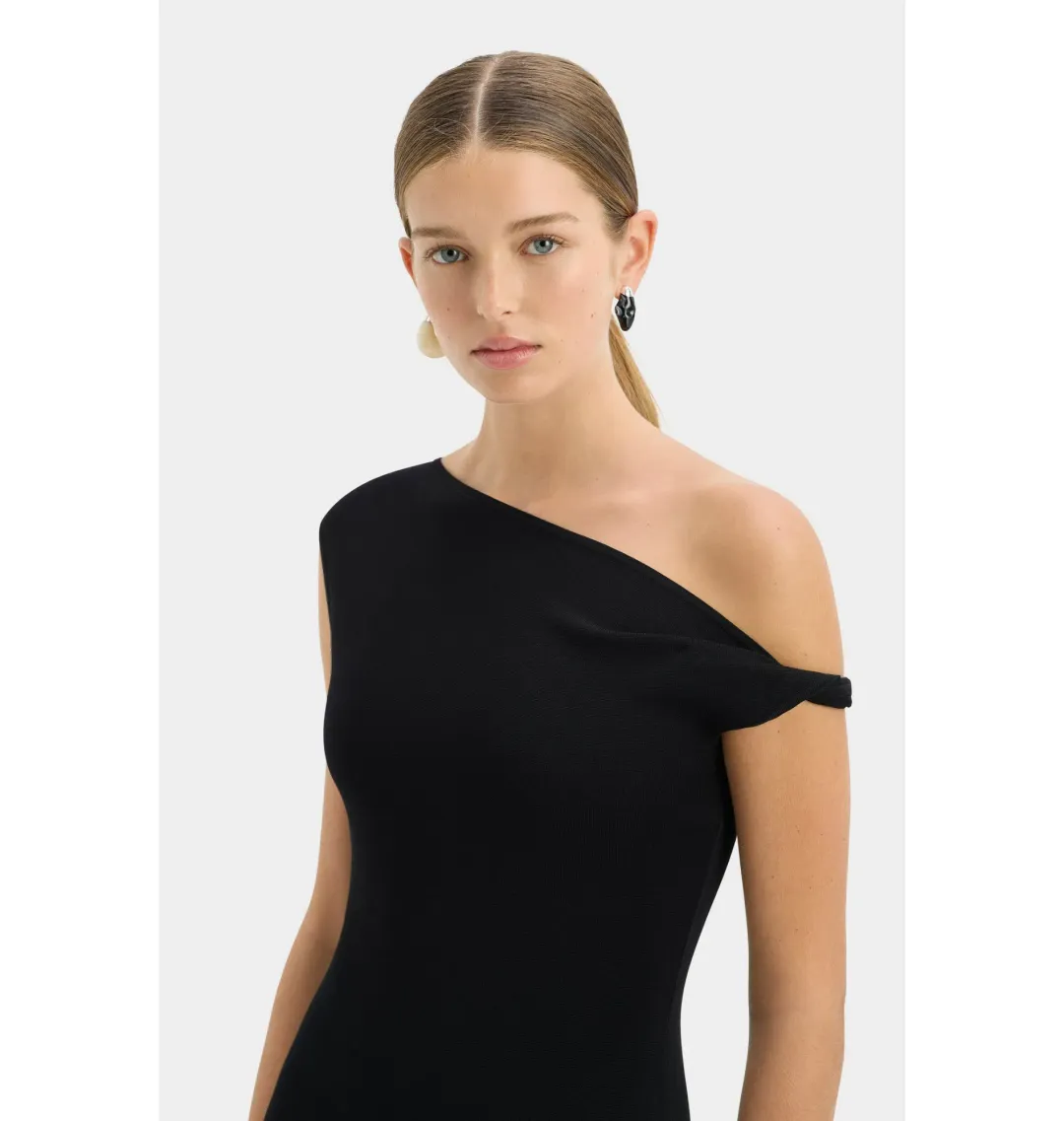Sir The Label Indigo Twist Maxi Dress Black Size 1 / AU 8 for rent on The Volte - main image