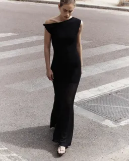 Sir the Label Indigo Twist Dress Black Size 1 / AU 8 for rent on The Volte - image 2