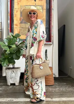 Alemais Meagan Silk Shirt & Pants Set Size 14 for rent on The Volte - image 4