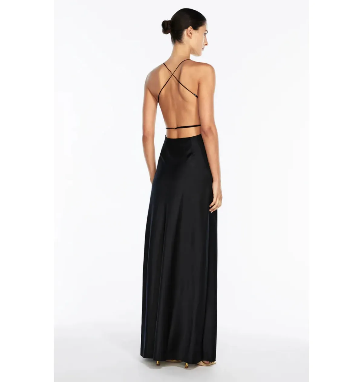 Manning Cartell Liquid Asset Slip Dress Black Size AU 12 Fits 10-12 - Image 4
