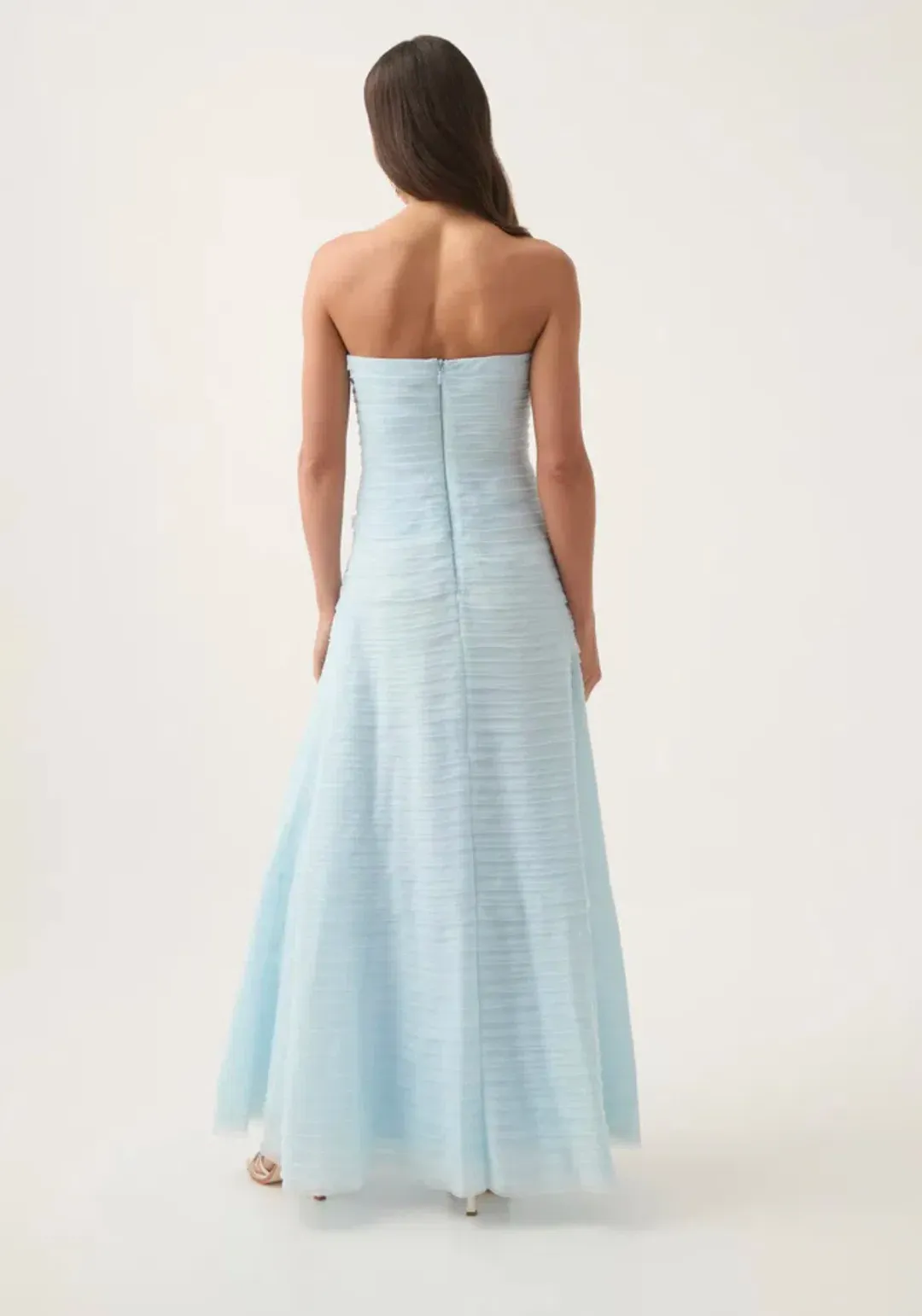 Aje Soundscape Maxi Dress Sea Breeze Size AU 8 for rent on The Volte - main image