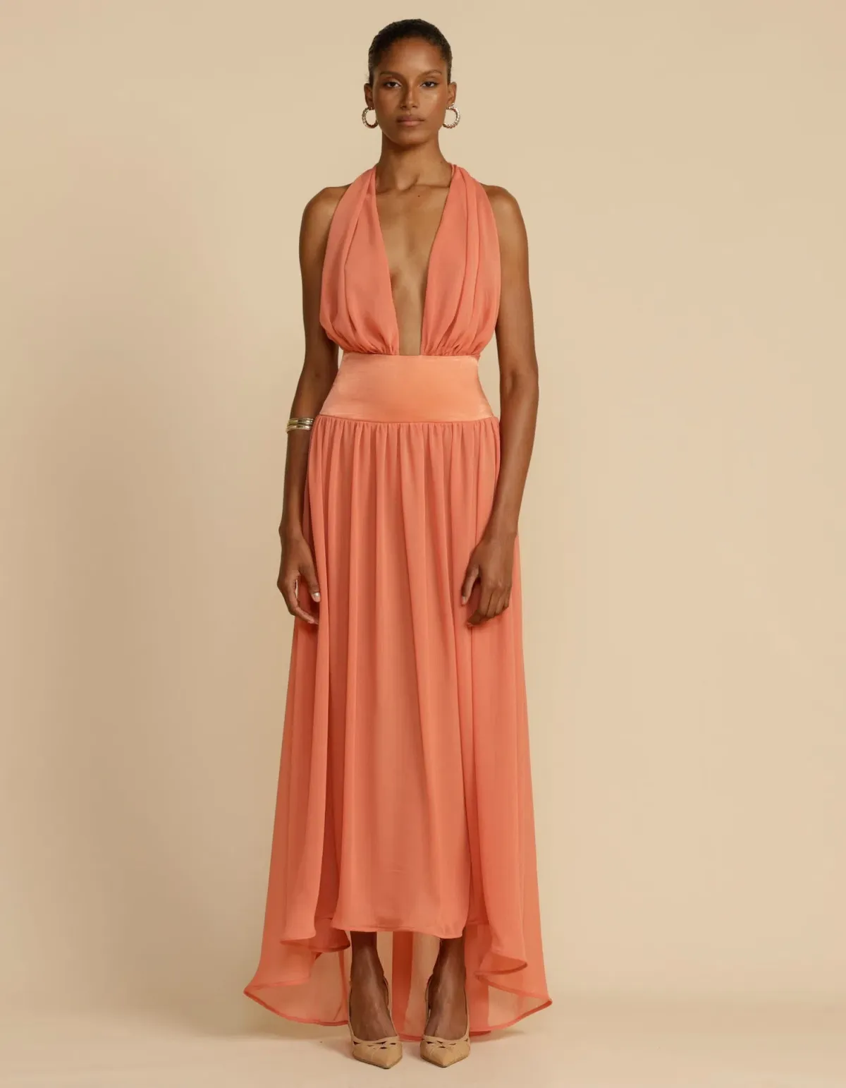 Arcina Ori Serena Dress Coral Size 8 - Image 1