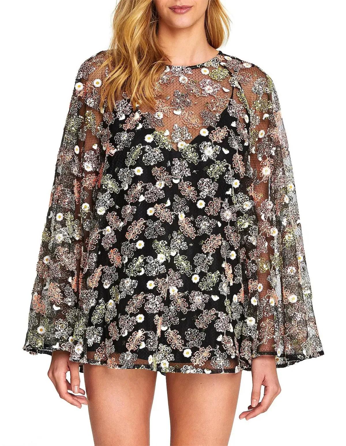Alice McCall Celestial Creature Swing Mini Dress Floral Size 8 - Image 1
