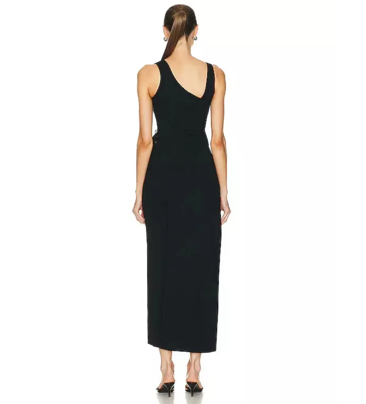 Sir The Label Modernist Belted Midi Dress Black Size 0 / AU 6 - Image 3