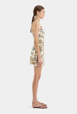 SIR the Label Eleanora Asymmetrical Mini Viola Print Size 0 / AU 6 for rent on The Volte - image 2