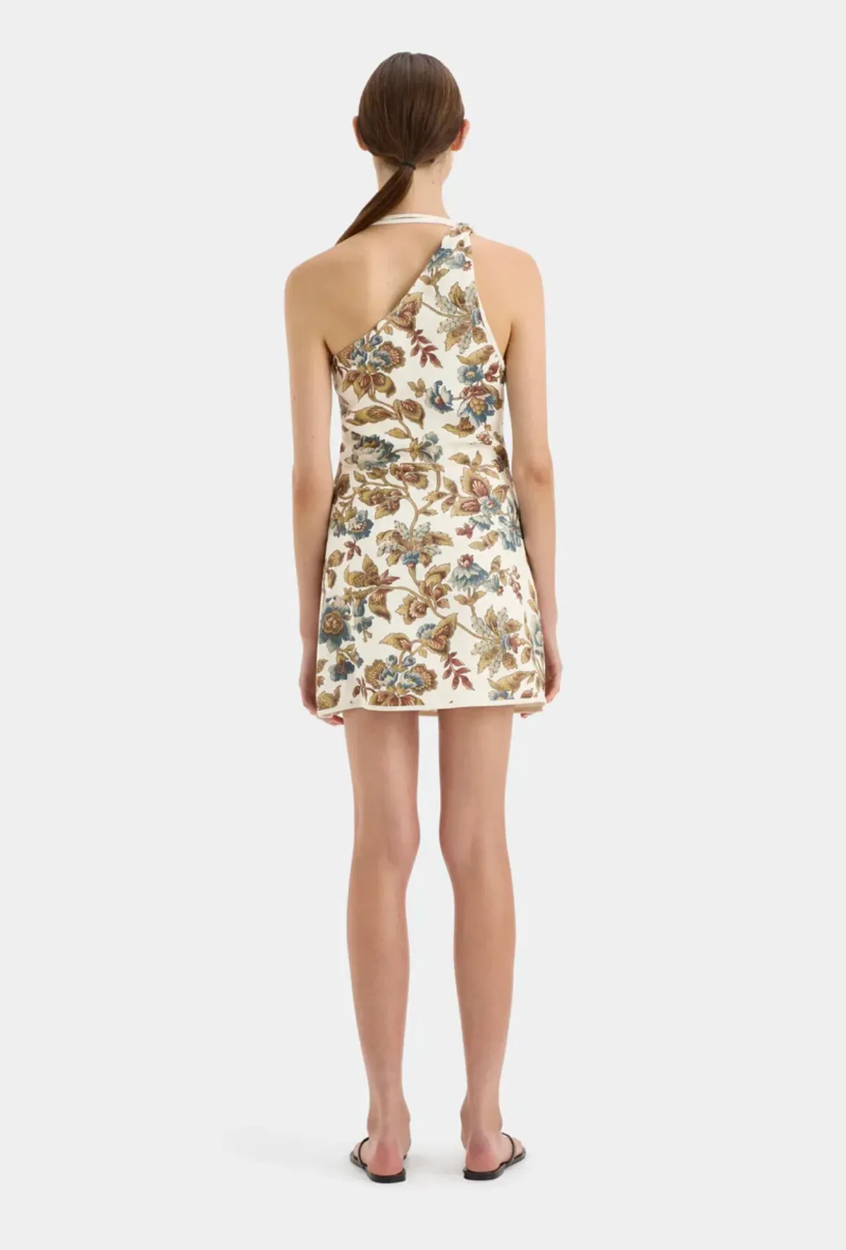 SIR the Label Eleanora Asymmetrical Mini Viola Print Size 0 / AU 6 - Image 4