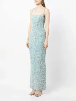 Rachel Gilbert Tilly Gown in Maxi Dress in Blue Size 1/ AU8 for rent on The Volte - image 1