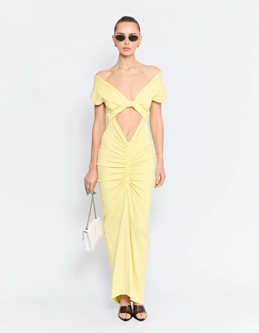 Pfeiffer x Girls with Gems Exclusive | Ramos Dress | Lemon Size XS (6) for rent on The Volte - main image