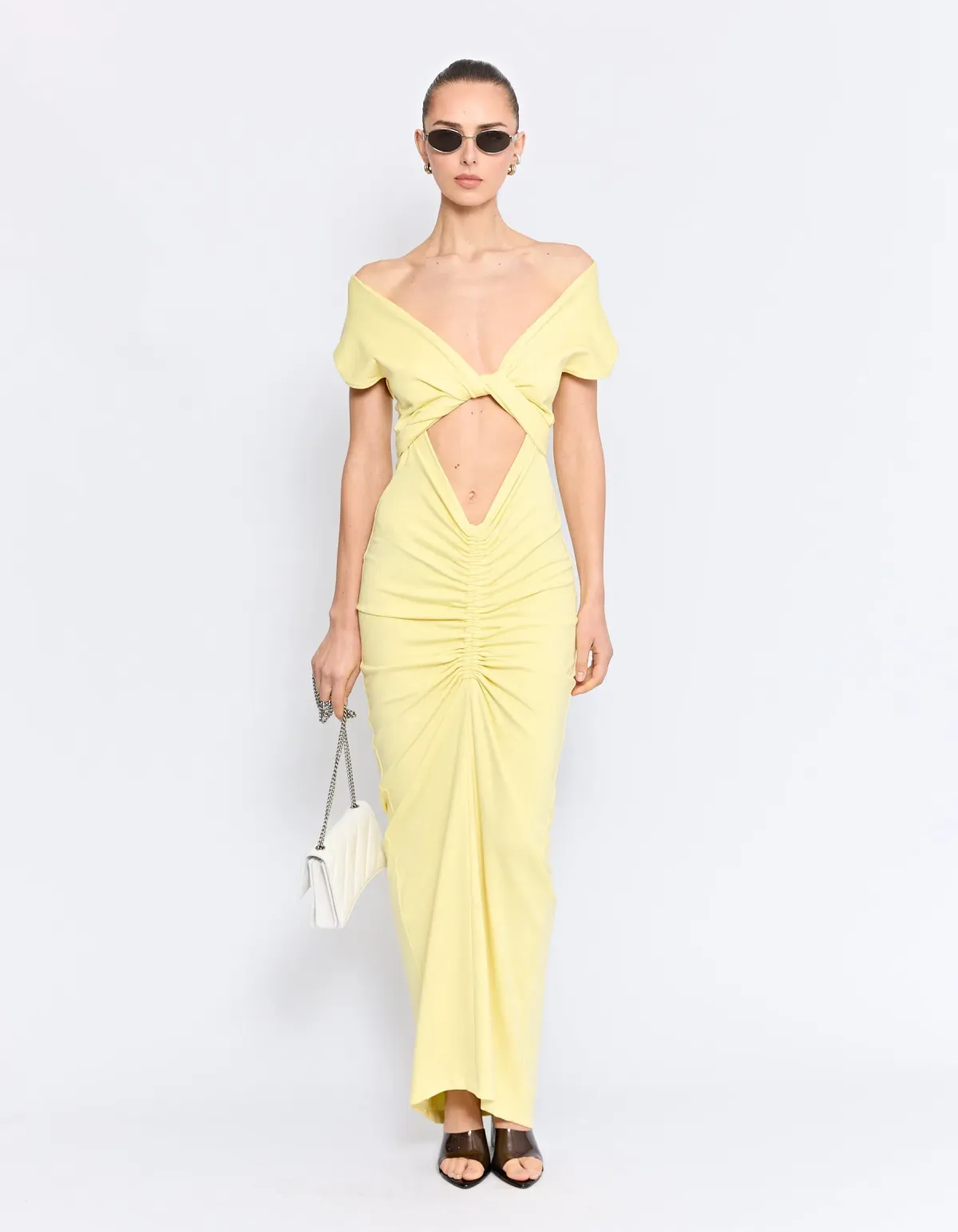 Pfeiffer x Girls with Gems Exclusive | Ramos Dress | Lemon Size XS (6) for rent on The Volte - main image