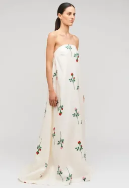 Oroton Rosebud Gown In Antique White Size AU 10 for rent on The Volte - image 2