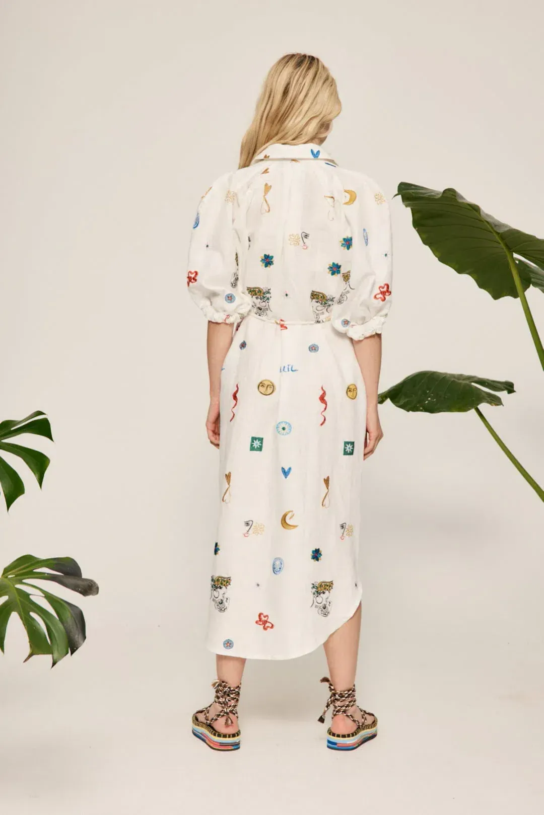 Alemais Soleil Shirtdress Print Size 10 for rent on The Volte - main image