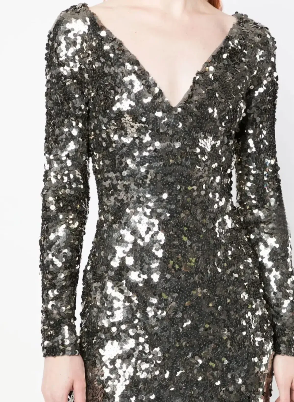 Rachel Gilbert Fleur Midi Dress Gunmetal Size 3 / AU 12 - Image 6
