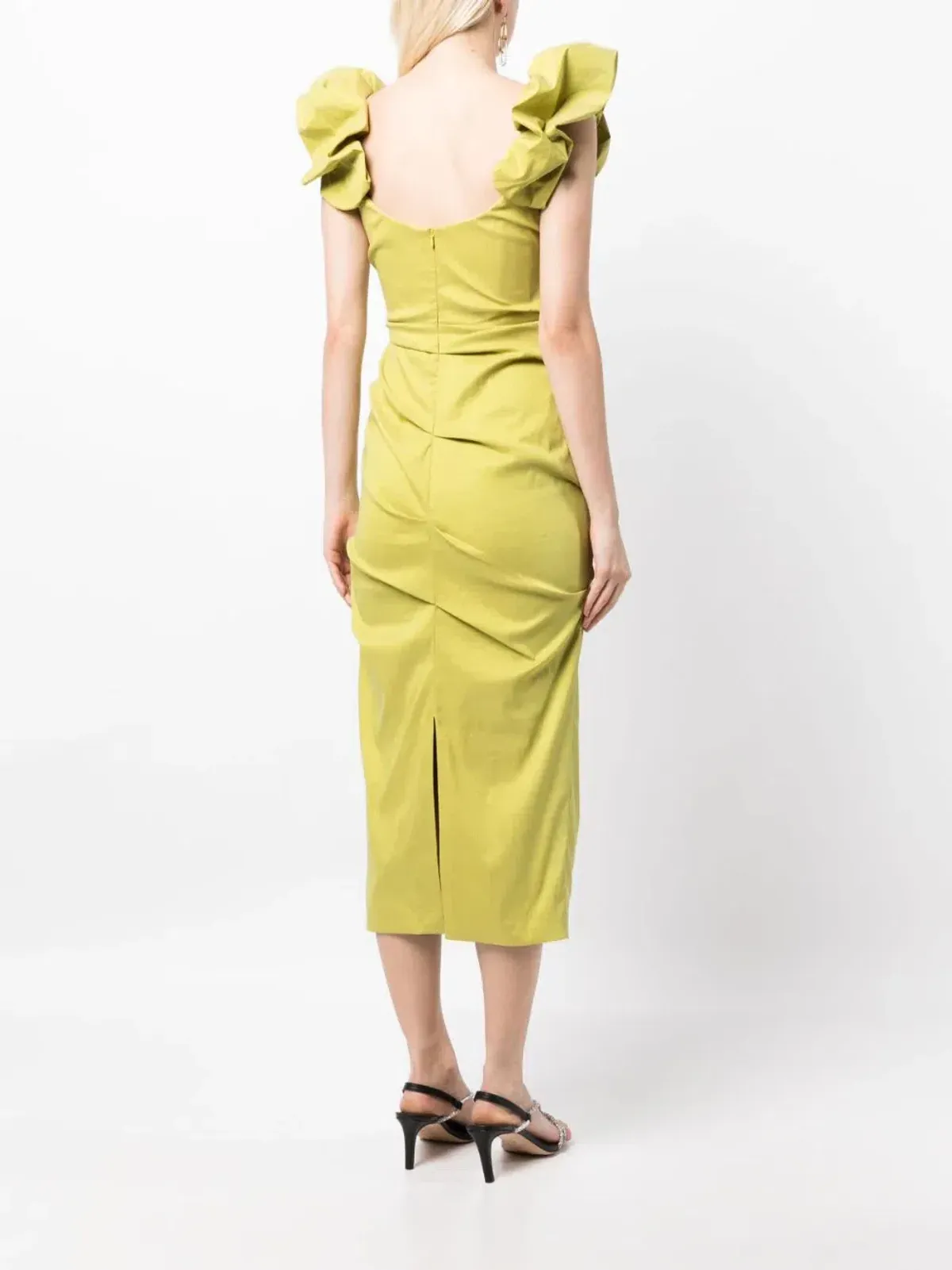 Rachel Gilbert Kalina Dress Green Size 6 / AU 18 - Image 3