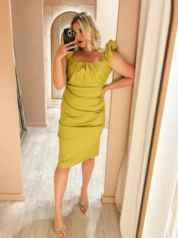 Rachel Gilbert Kalina Dress Green Size 6 / AU 18 for rent on The Volte - image 4