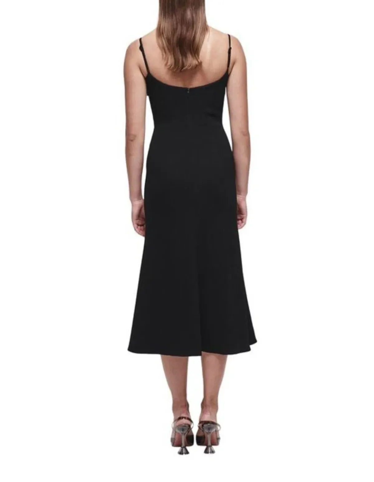 Rachel Gilbert Margot Midi Dress Black Size 4 / AU 14 - Image 2