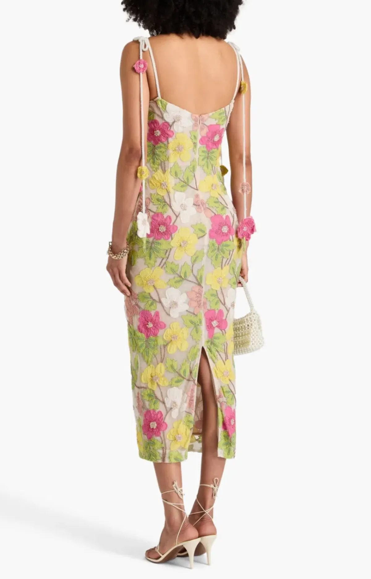 Rachel Gilbert Willow Midi Dress Floral Size 3 / AU 12 - Image 2