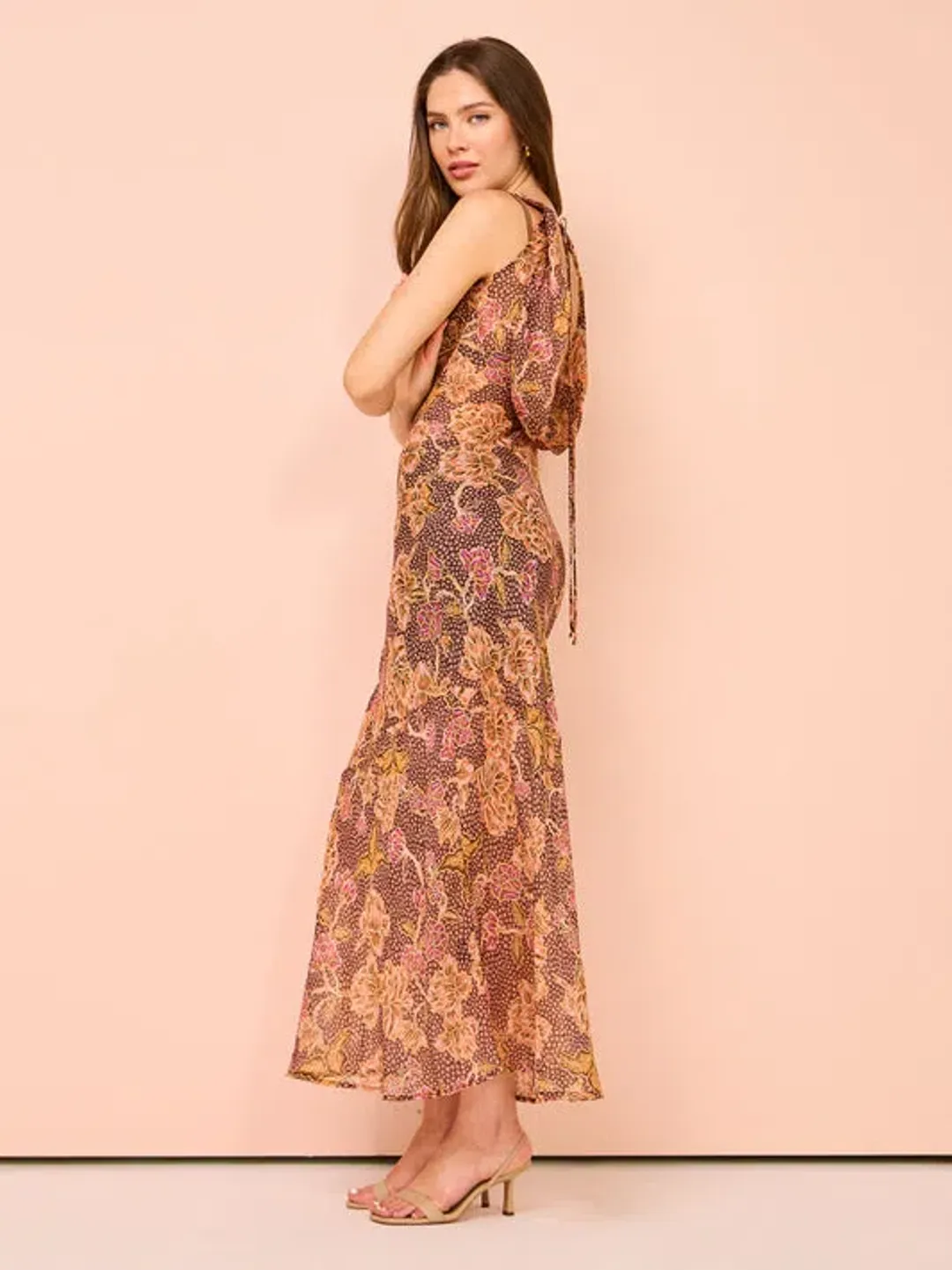 Hansen & Gretel Emmery Dress In Ruby Bohemia Size 6 for rent on The Volte - main image