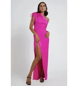 By Johnny One Shoulder Dress Pink Size 10 for rent on The Volte - image 1