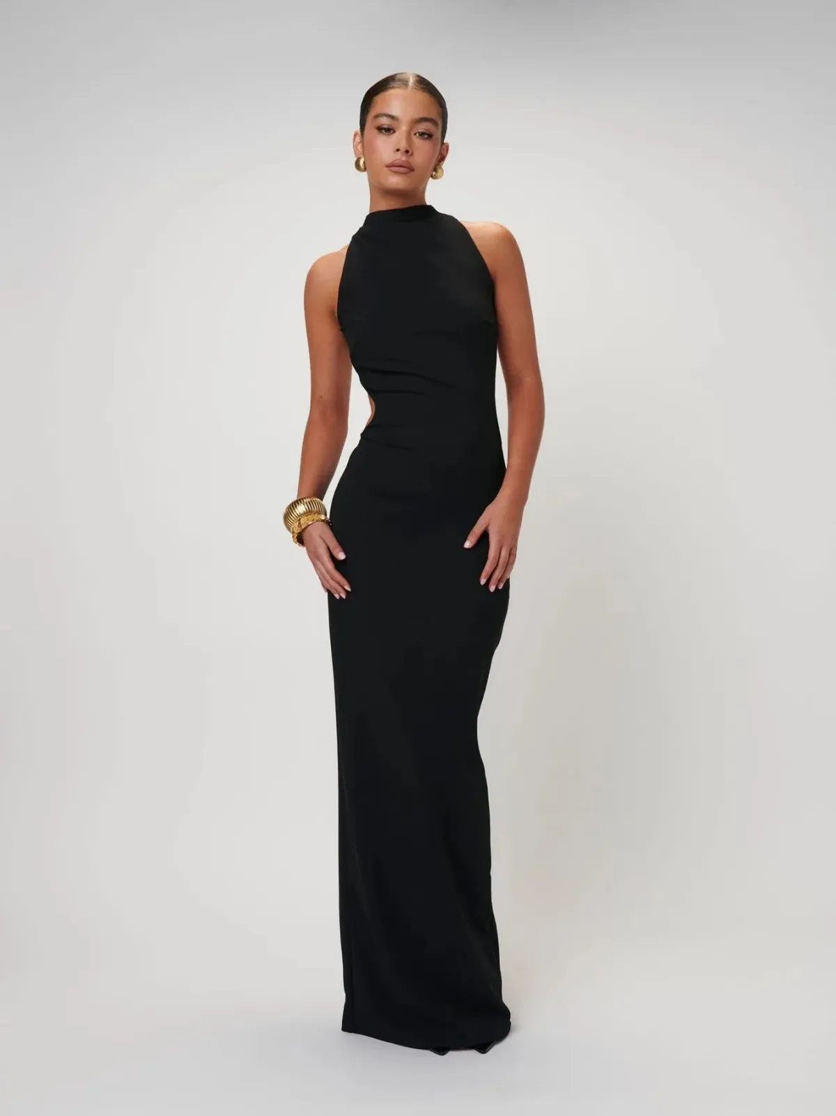 Effie Kats Ambre Gown in Black Size M / AU 10 - Image 1