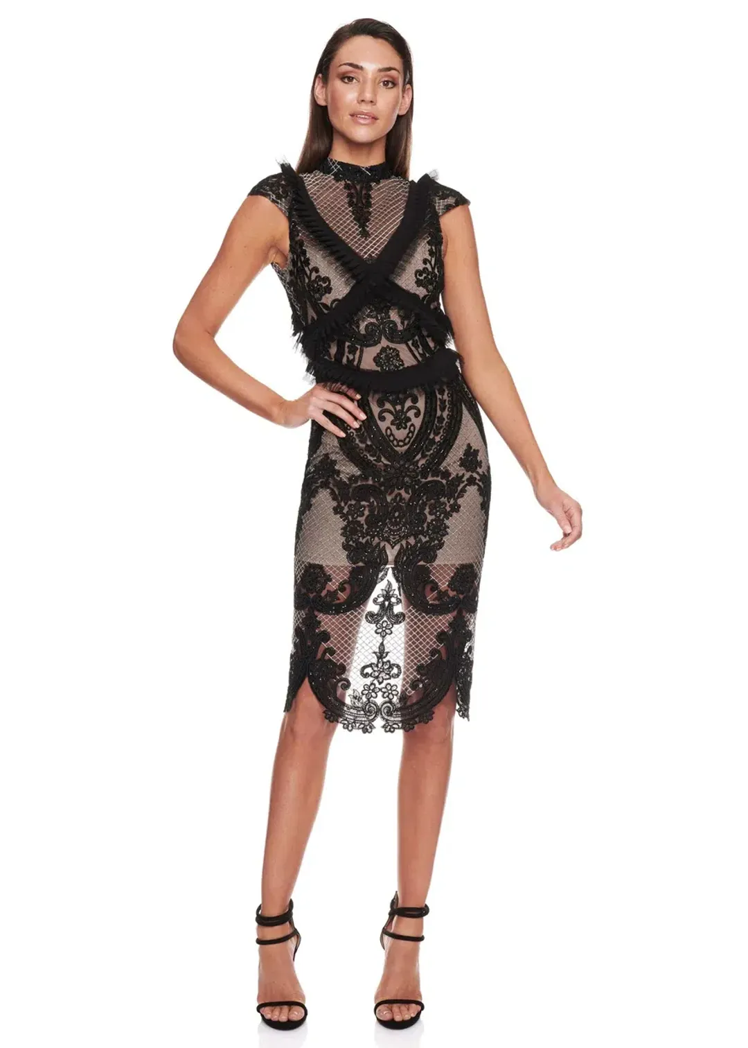 Eliya The Label Dominique Dress Black Size XS for rent on The Volte - main image