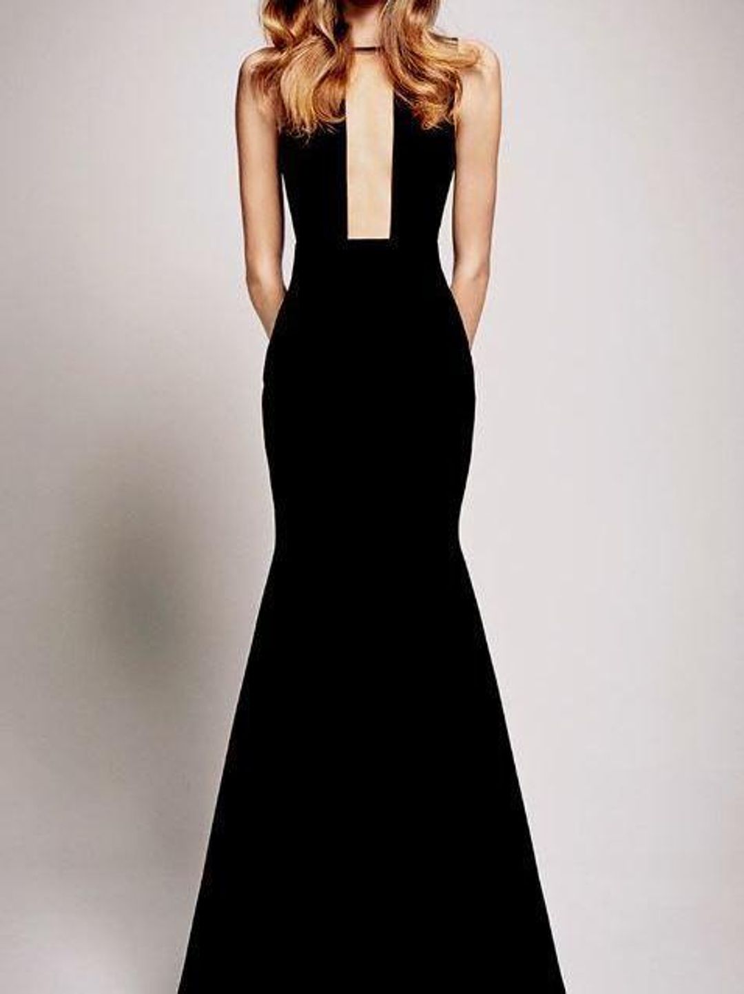 Alex Perry Black Crinoline Gown Size 10 for rent on The Volte - main image