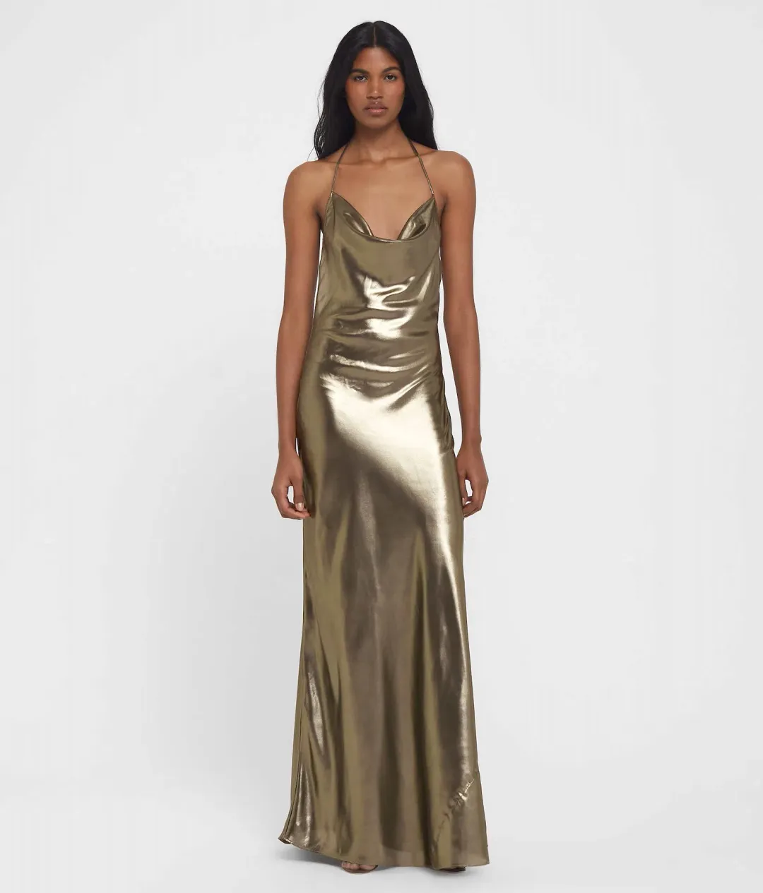 Rat & Boa Venus Dress Gold Size S / AU 8 for rent on The Volte - main image