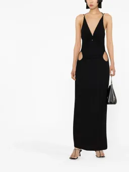 Dion Lee Rivet Pierced Dress Black Size 6 for rent on The Volte - image 1