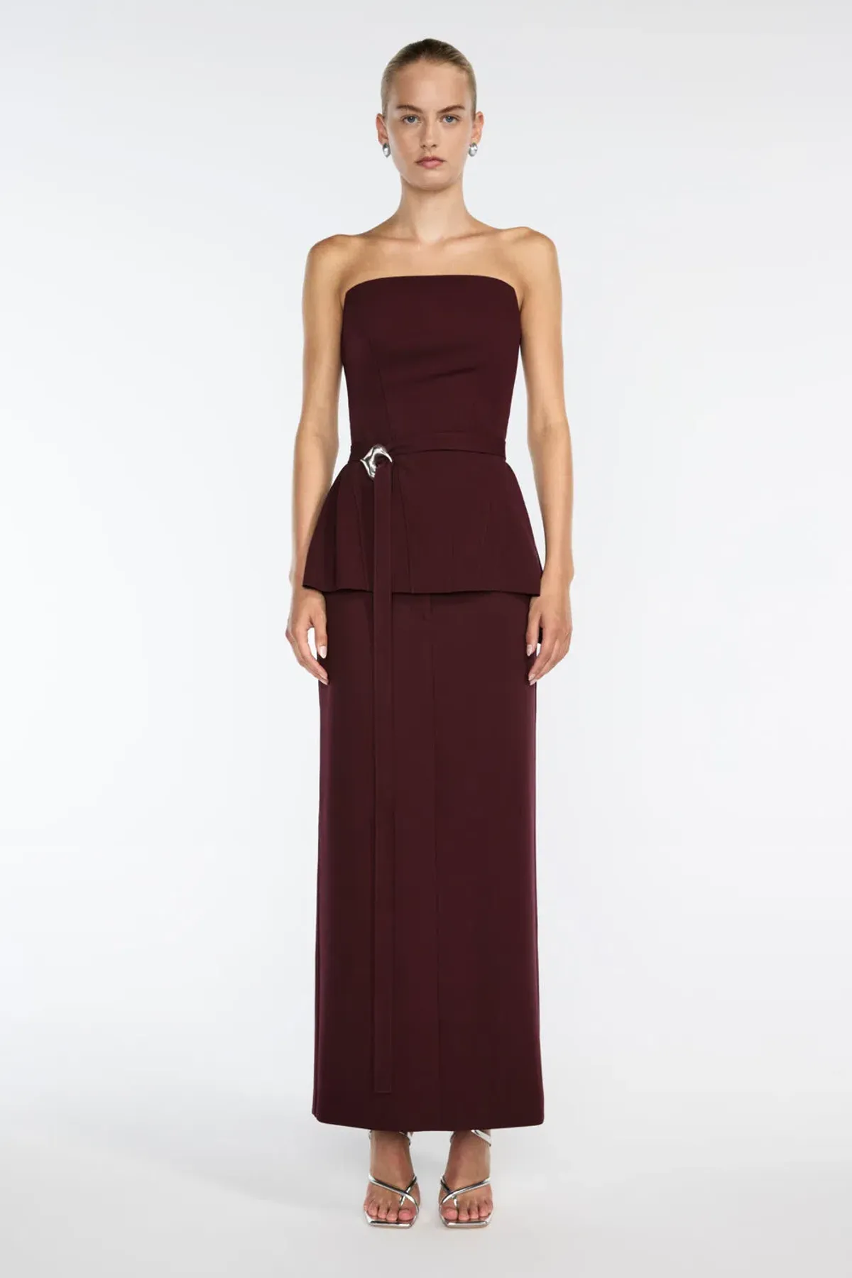 Manning Cartell New Cast Bustier and Maxi Skirt Set Mulberry Size M / AU 10 for rent on The Volte - main image