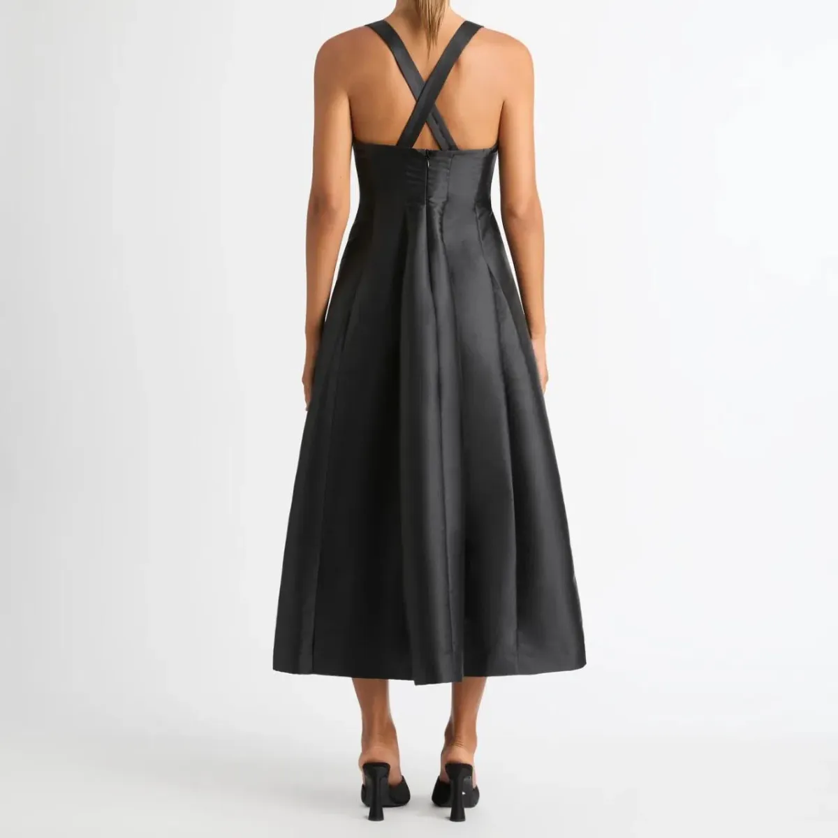 Sheike Karolina Midi Dress Black Size 16 - Image 4