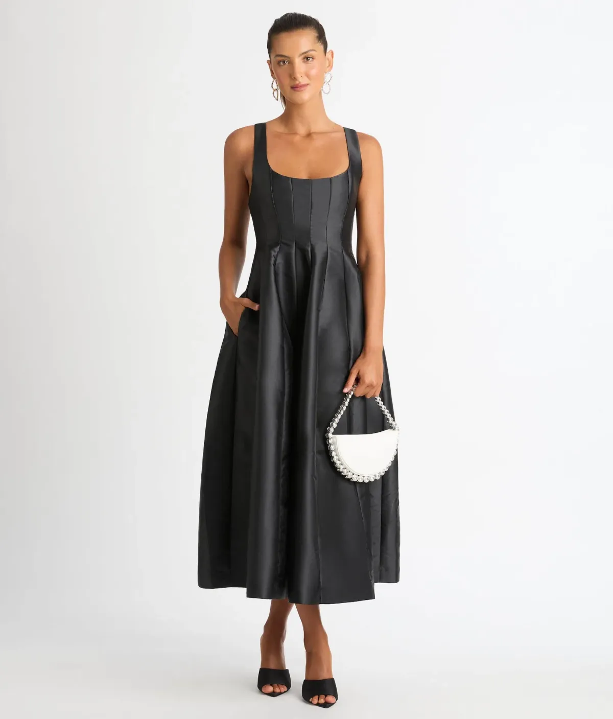 Sheike Karolina Midi Dress Black Size 12 - Image 6