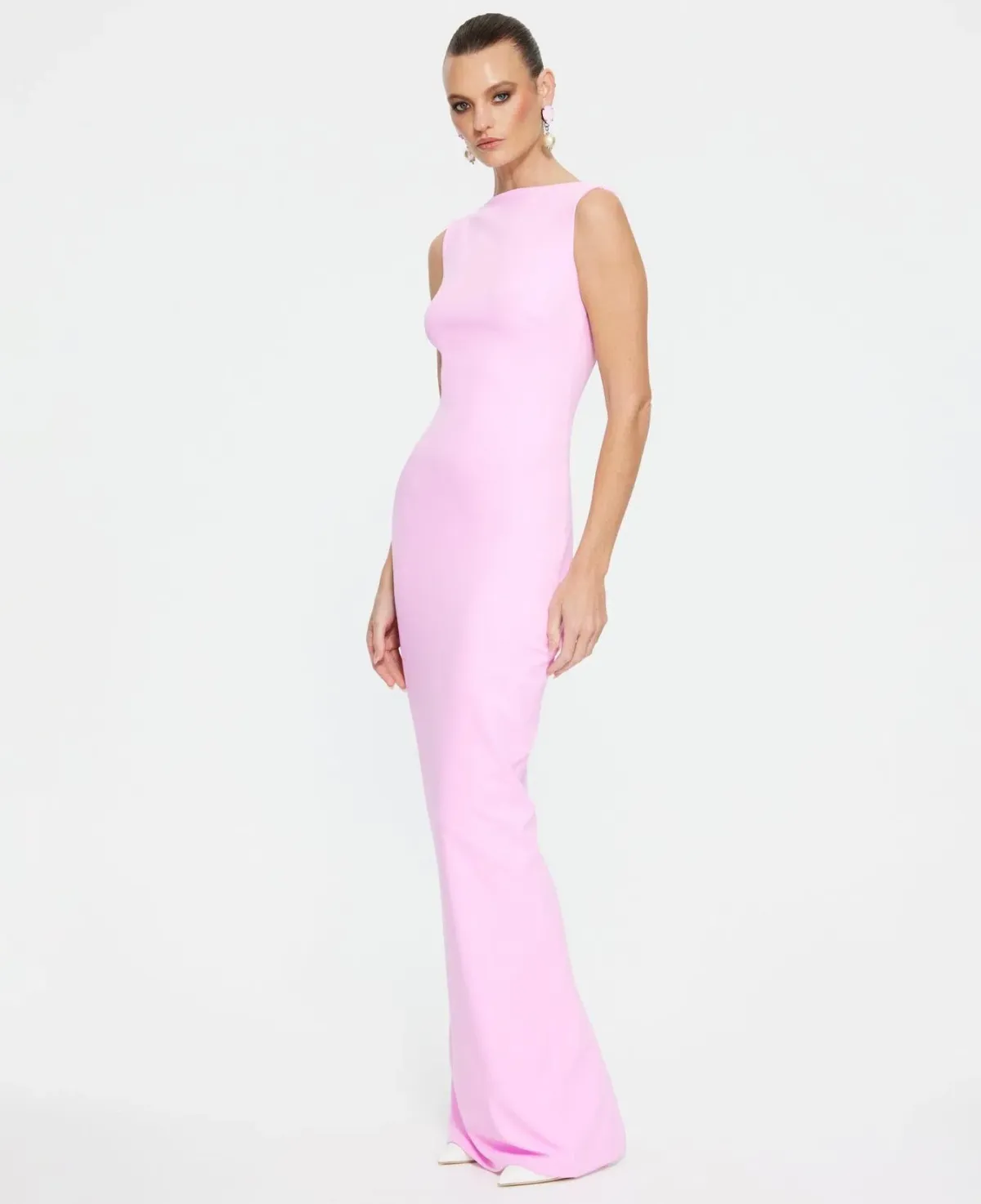 Effie Kats Verona Gown in Taffy Pink Size S / AU 8 for rent on The Volte - main image