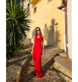 Asta Resort Klara Dress Rossa Size XS / AU 6 for rent on The Volte - image 2