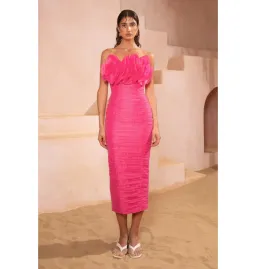 Eliya The Label Portofino Dress in Pink Size AU 10 for rent on The Volte - image 1