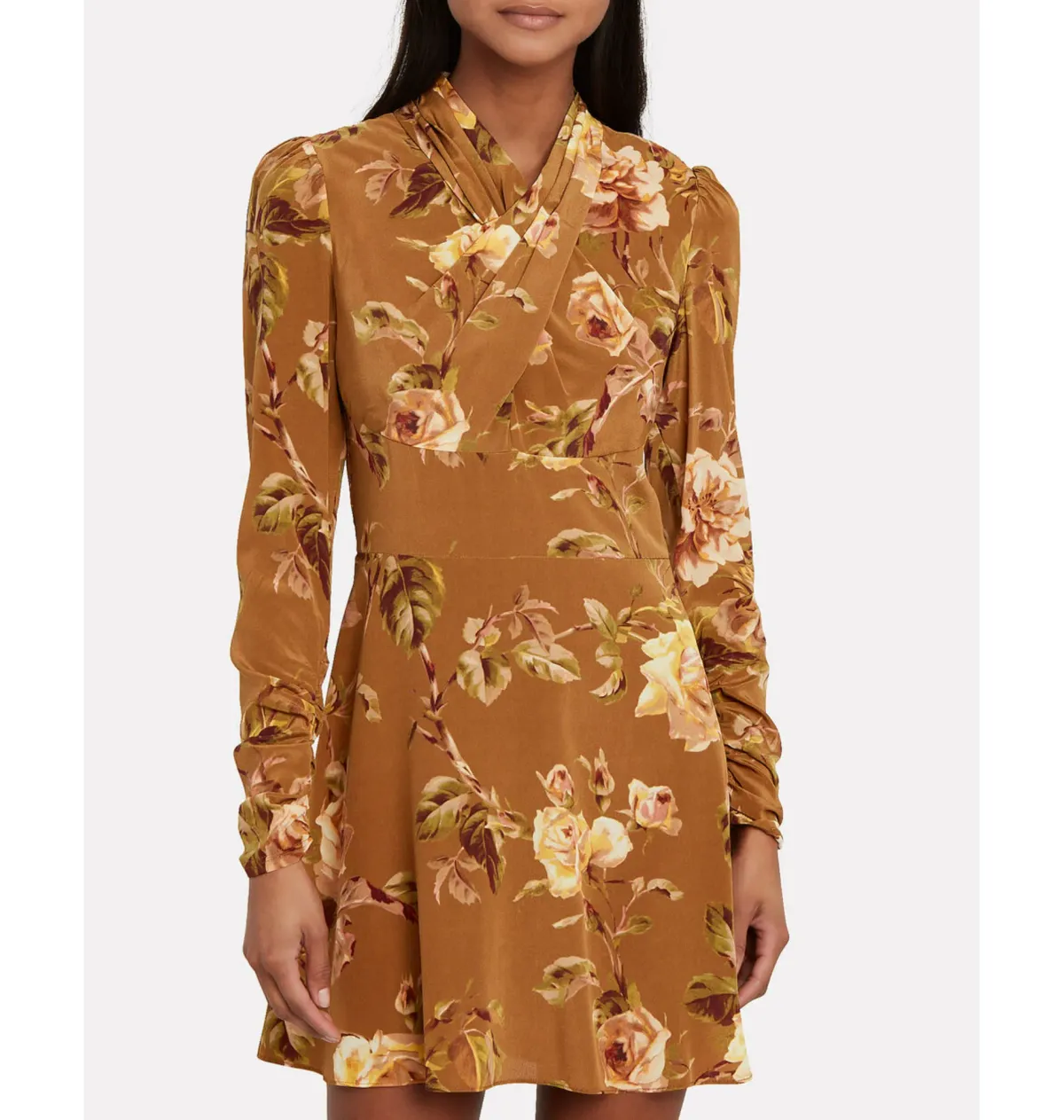 Zimmermann Resistance Silk Twist Mini Dress Floral Size 0 / AU 8 - Image 2