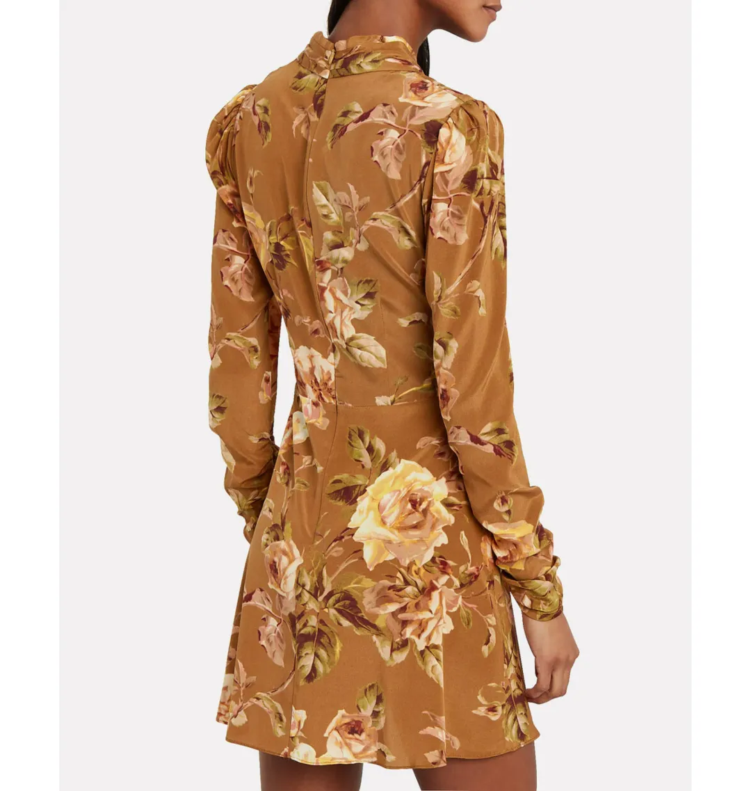 Zimmermann Resistance Silk Twist Mini Dress Floral Size 0 / AU 8 for rent on The Volte - main image