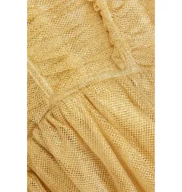 Zimmermann Prima Off Shoulder Dress Gold Size 1 / AU 10 for rent on The Volte - image 4